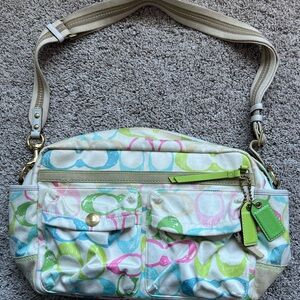 Coach Diaper Bag- Multicolor